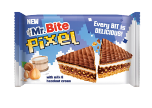 30 gr Pixel vrhunski biskvit punjen mlijekom i lješnjak kremom (24×30 gr) 24 komadno pakovanje