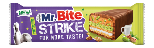 37 gr STRIKE Hrskava čokoladica sa pistacijama (24x37 gr) 24 komadno pakovanje
