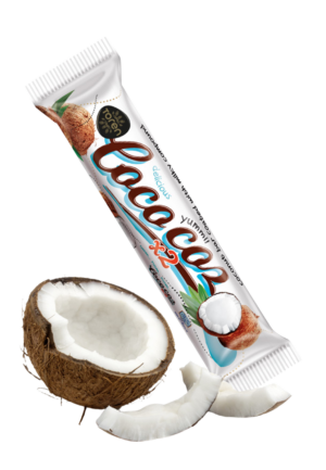 50 gr CocoCoz - čokoladica sa kokosom (24x50 gr) - 24 komadno pakovanje