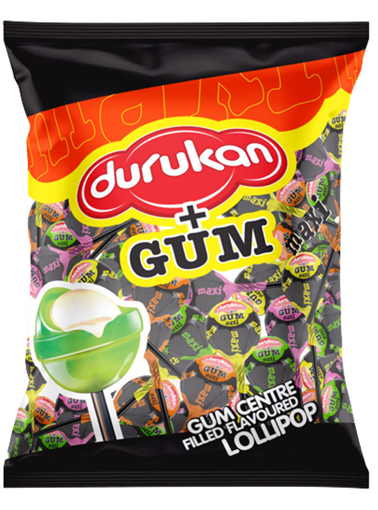 15 gr Multipack Durukan Gum Maxi – Multipack lizalo sa žvakačom gumom - Bez sintetičkih boja