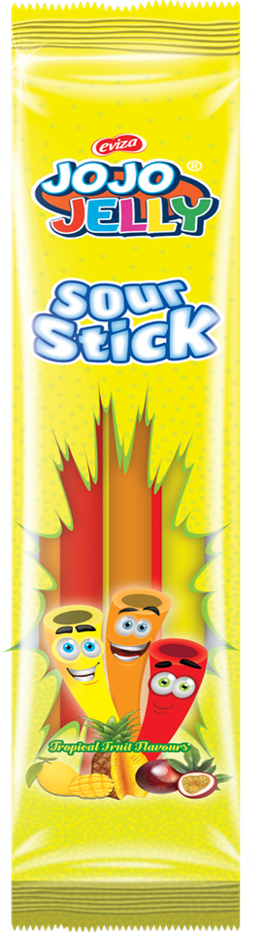 30 gr JOJO kiseli štapići tropsko voće (24x30 gr) - 24 komadno pakovanje