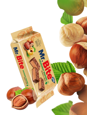 38 gr MR. BITE vafl sa lješnjakom (24x38 gr) - 24 komadno pakovanje