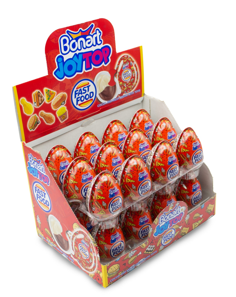 20 gr Fast Food čokoladno jaje (24×20 gr) – 24 komadno pakovanje