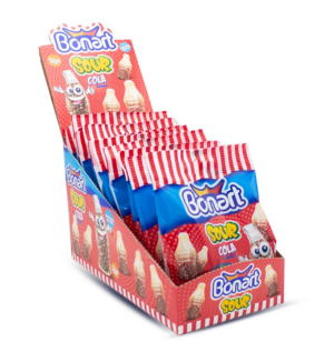 80 gr BONART gumene kisele bombone kola (12x80 gr) - 12 komadno pakovanje