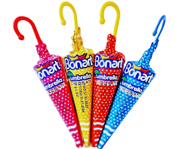 25 gr Bonart čokoladni kišobran (30x25 gr) - 30 komadno pakovanje - Image 2