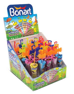25 gr Bonart čokoladni kišobran (30x25 gr) - 30 komadno pakovanje