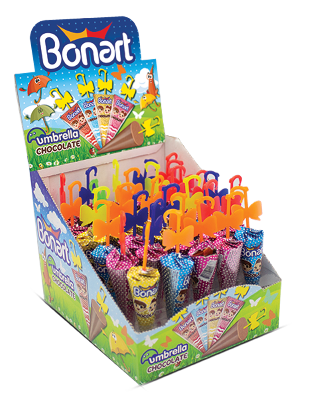 25 gr Bonart čokoladni kišobran (30x25 gr) - 30 komadno pakovanje
