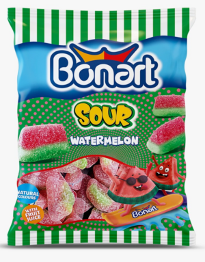 80 gr BONART gumene kisele bombone lubenica (12x80 gr) - 12 komadno pakovanje