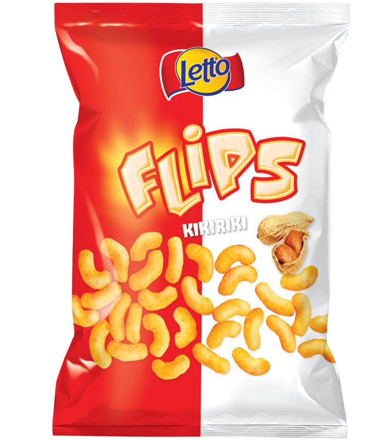 35 gr Letto Kikiriki flips (35x35 gr) - 35 komadno pakovanje