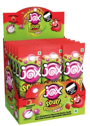 10 gr JOX kiseli voćni draže jagoda (24x10 gr) - 24 komadno pakovanje