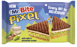 28 gr Pixel vrhunski biskvit punjen mlijekom i pistacija kremom (24×28 gr) 24 komadno pakovanje