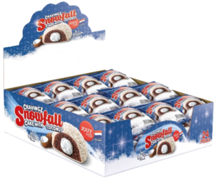 40 gr Obloženi biskvit sa čokoladom i kokosom "Snježna loptica" (24x40 gr) - 24 komadno pakovanje