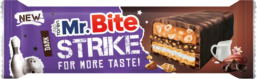 40 gr STRIKE Hrskava tamna čokoladica (24×40 gr) - 24 komadno pakovanje