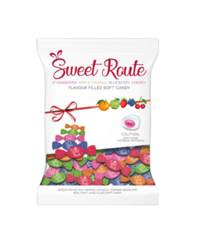 80 gr Sweet Route punjena karamel voćna bombona