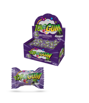 3,5 gr TOP GUM kisela žvaka sa okusom kupina (100×3,5 gr) – 100 komadno pakovanje