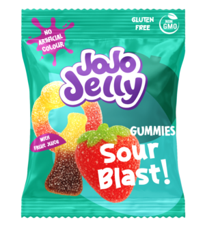 80gr JOJO gumene bombone KISELI MIX– (12x80gr)