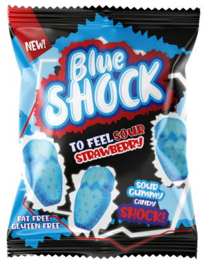 80gr JOJO gumene bombone BLUE KISELA JAGODA – (12x80gr)