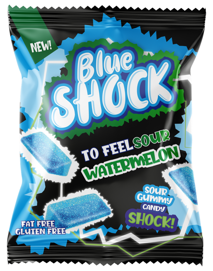 80gr JOJO gumene bombone BLUE KISELA LUBENICA – (12x80gr)