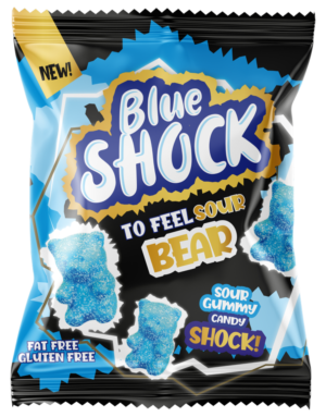 80gr JOJO gumene bombone BLUE KISELI MEDO – (12x80gr)