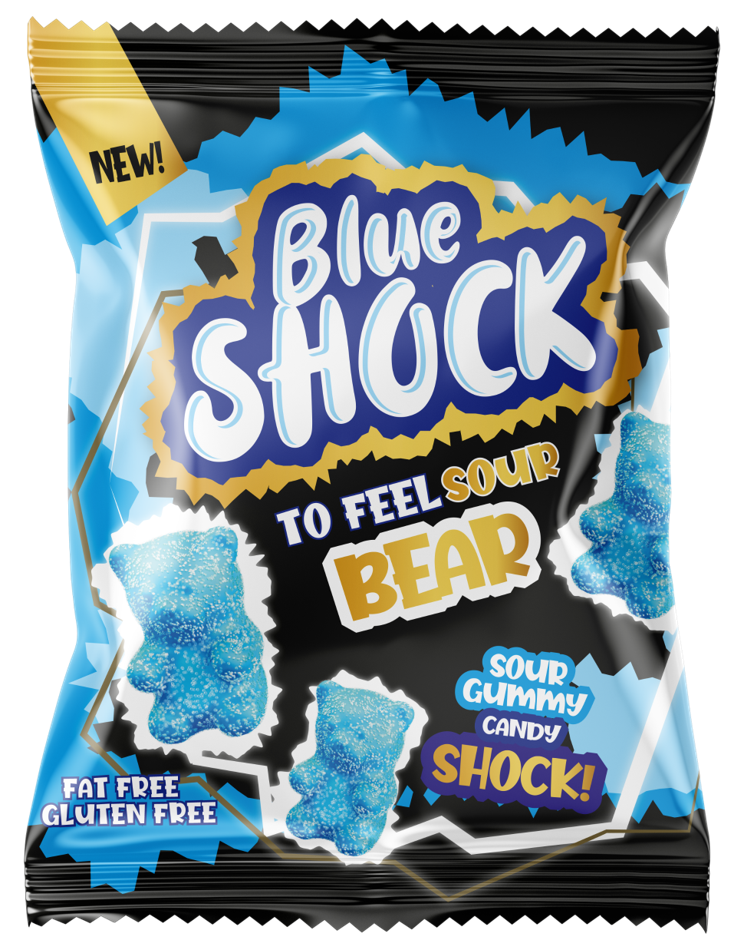 80gr JOJO gumene bombone BLUE KISELI MEDO – (12x80gr)
