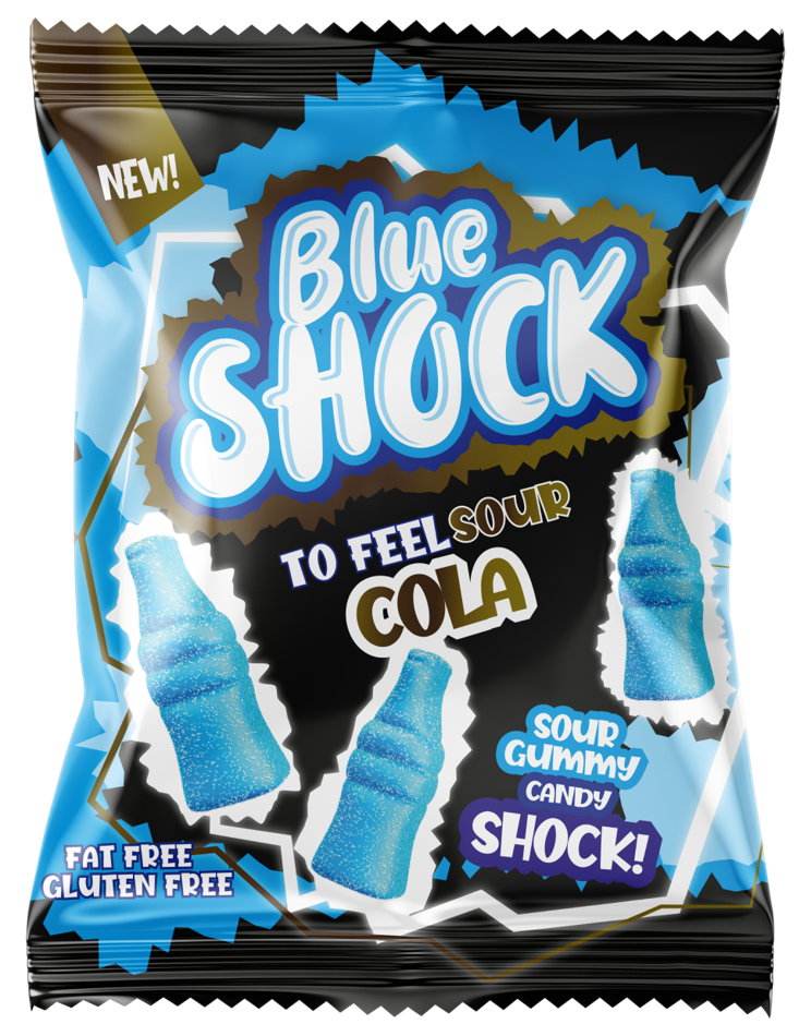 80gr JOJO gumene bombone BLUE KISELA KOLA – (12x80gr)