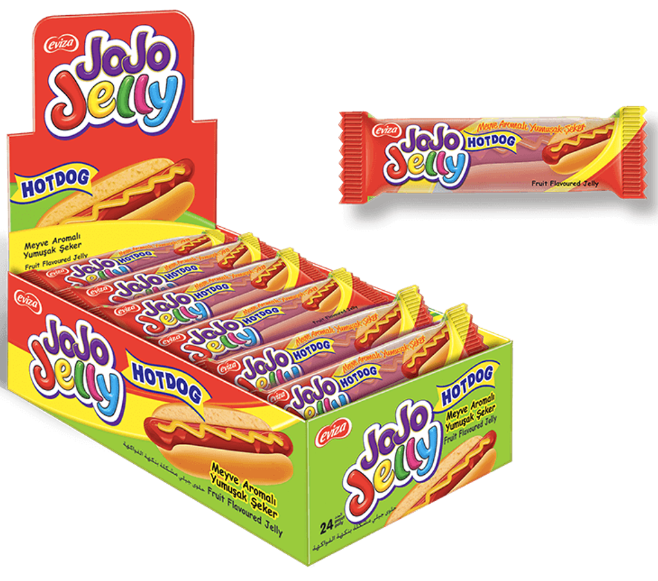 20 gr JOJO – HOT DOG (24×20 gr) – 24 komadno pakovanje