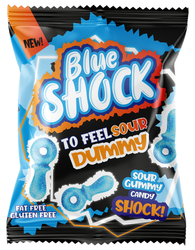 80gr JOJO gumene bombone BLUE KISELE DUDE – (12x80gr)